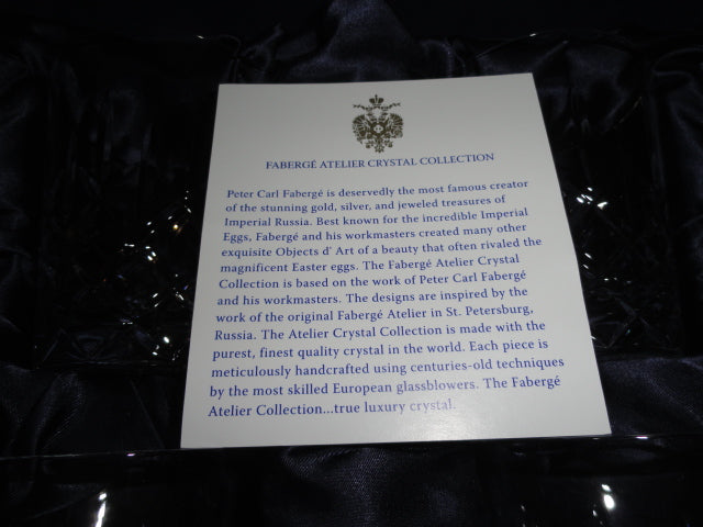 Faberge Crystal Old Fashion Glasses