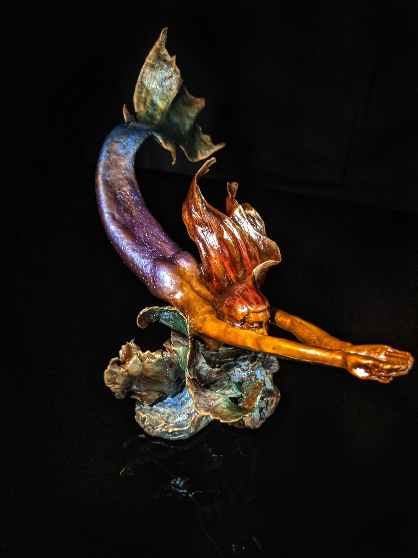 Mark Hopkins Mermaid Bronze Sculpture