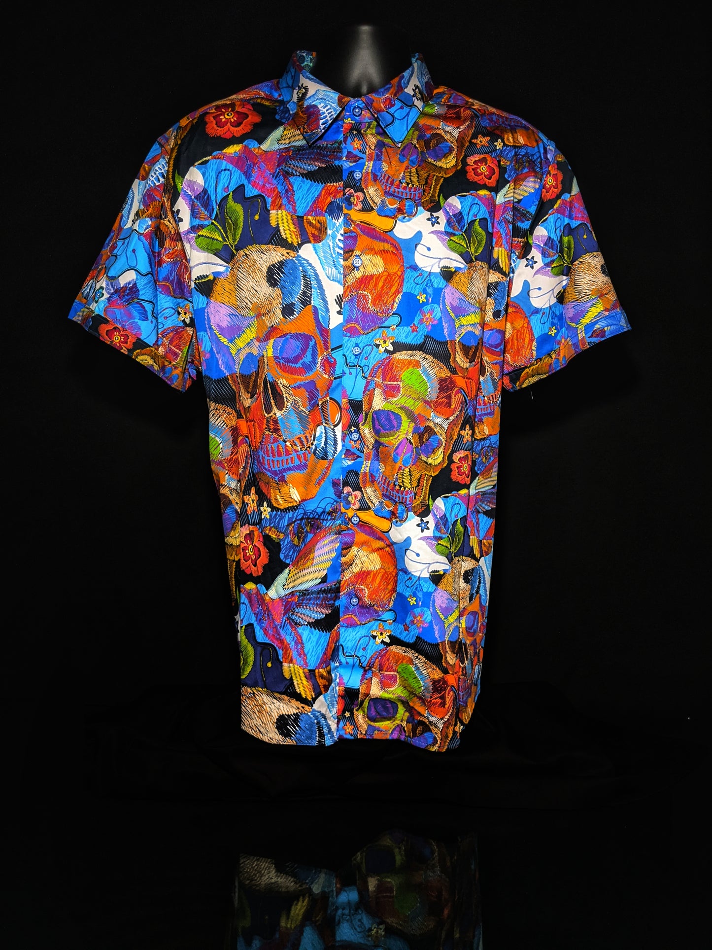 Robert Graham - Colorful Short Sleeve - Men's 3XL Button Down Classic Fit