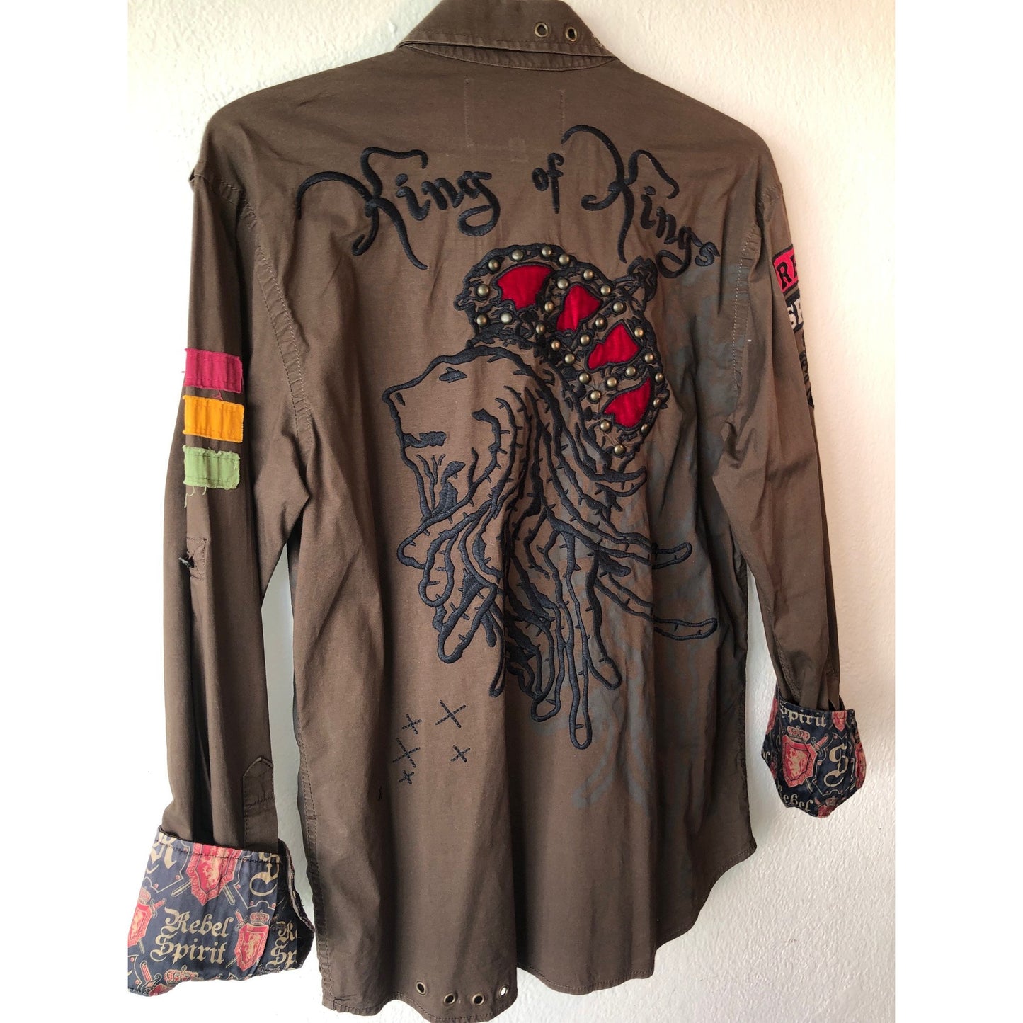 Rebel Spirit King of Kings Shirt Medium Adult Size