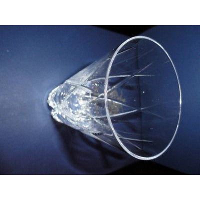 Faberge Crystal Glass 6" tall with 3" opening new without box