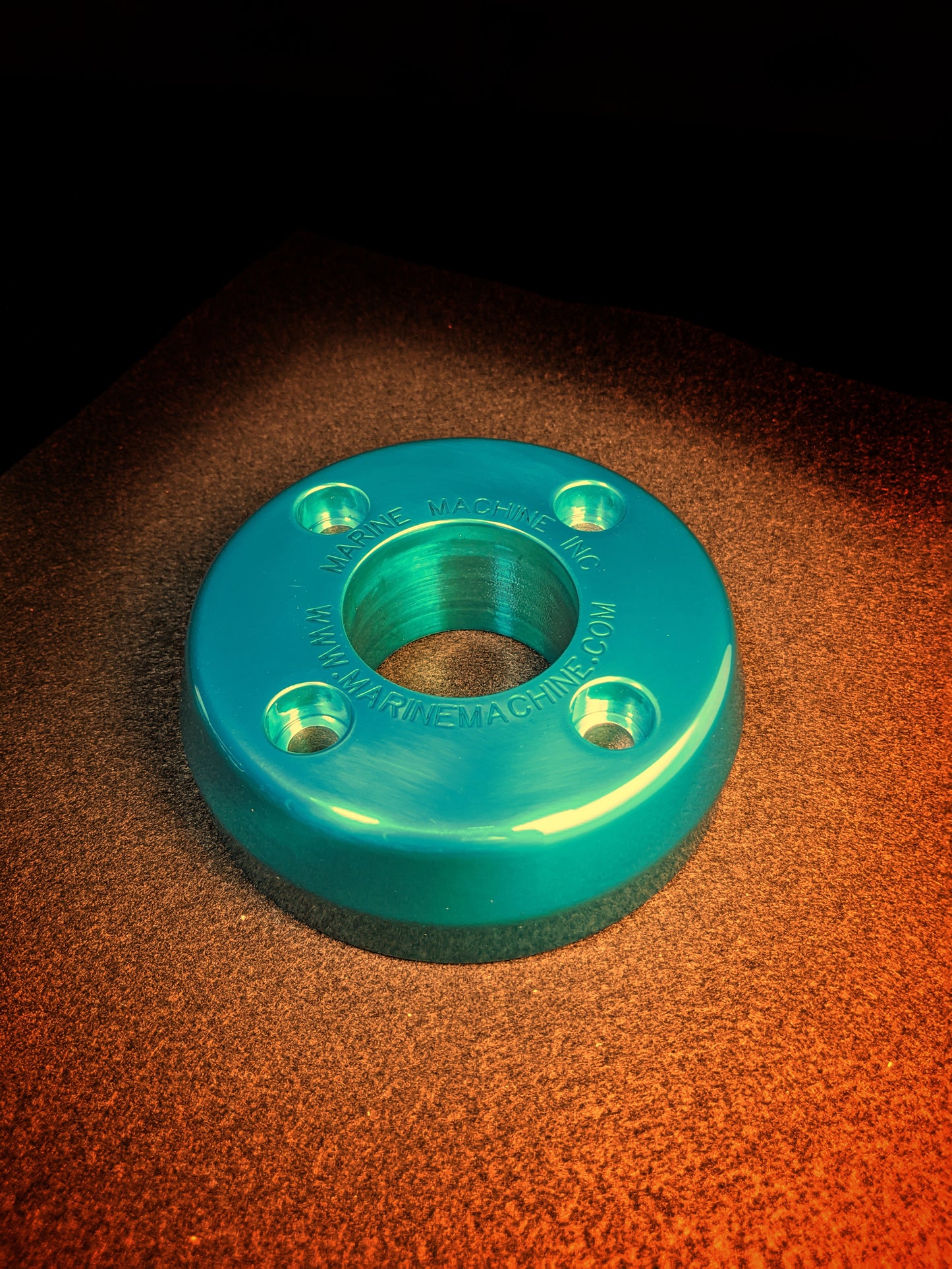 Marine Machine Teal Powder Coated Dash Mount Spacer