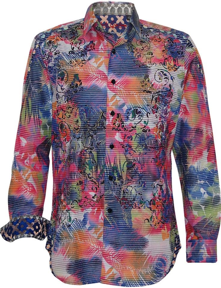 Robert Graham Lazer Art Shirt