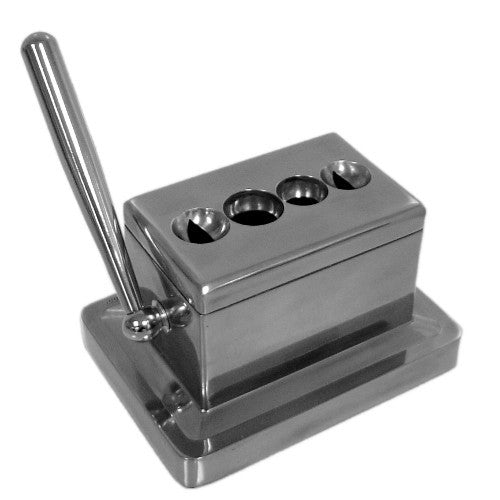Quad Table Top Cutter Stainless body / blades 4 cutters