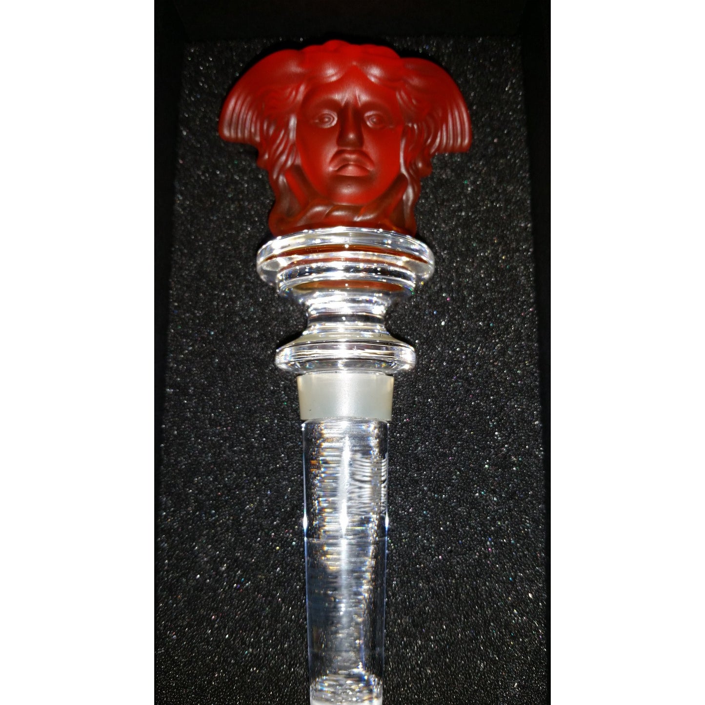 Versace medusa Amber Bottle Stopper