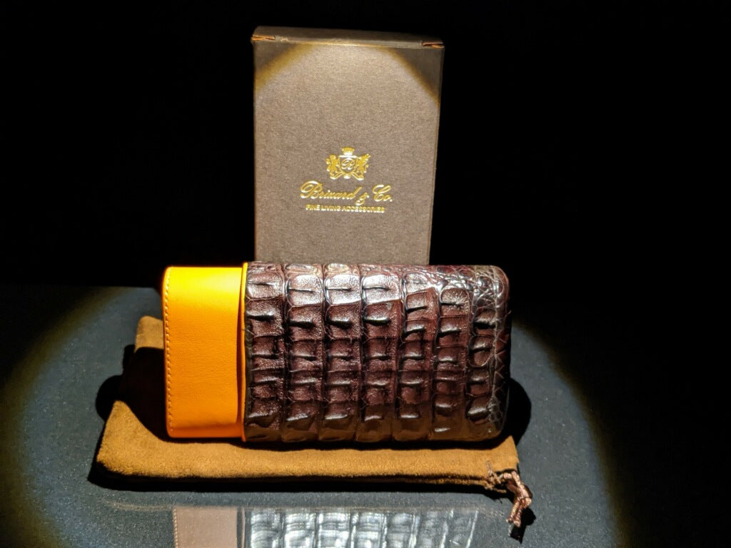 Brizard and Co Brown Showband Caiman case