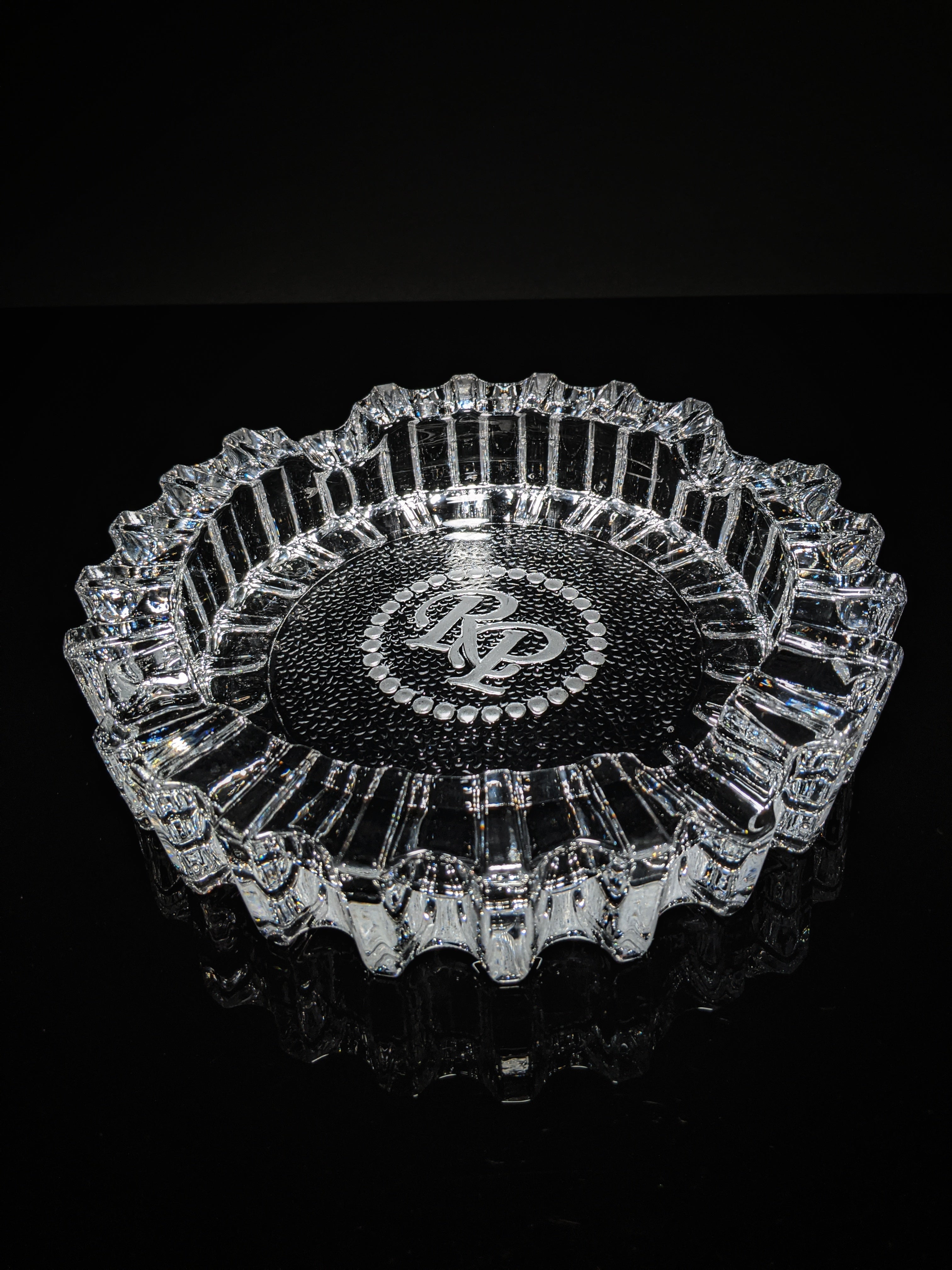Rocky Patel Luminoso Smoke Heavy Duty Glass Ashtray