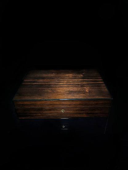 Elie Bleu Macassar Ebony Humidor 110 ct NIB