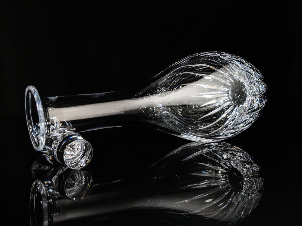Faberge Clear Crystal Decanter NIB