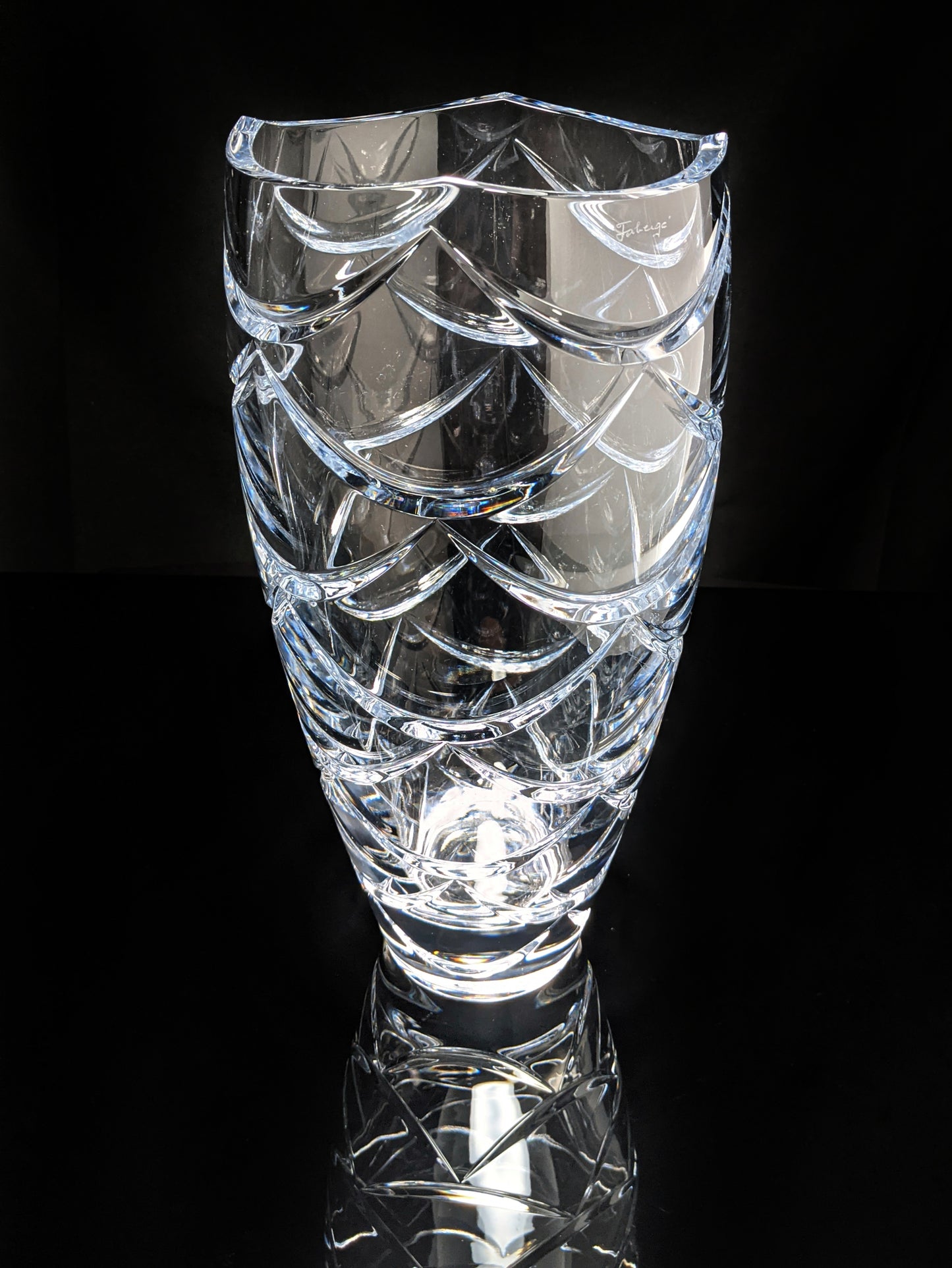 Faberge Crystal Vase