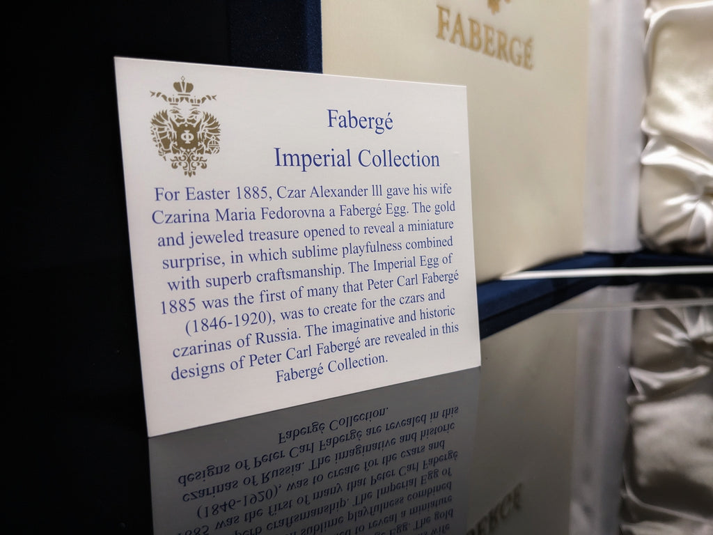 Faberge Firenze Black Crystal Wine Goblets NIB