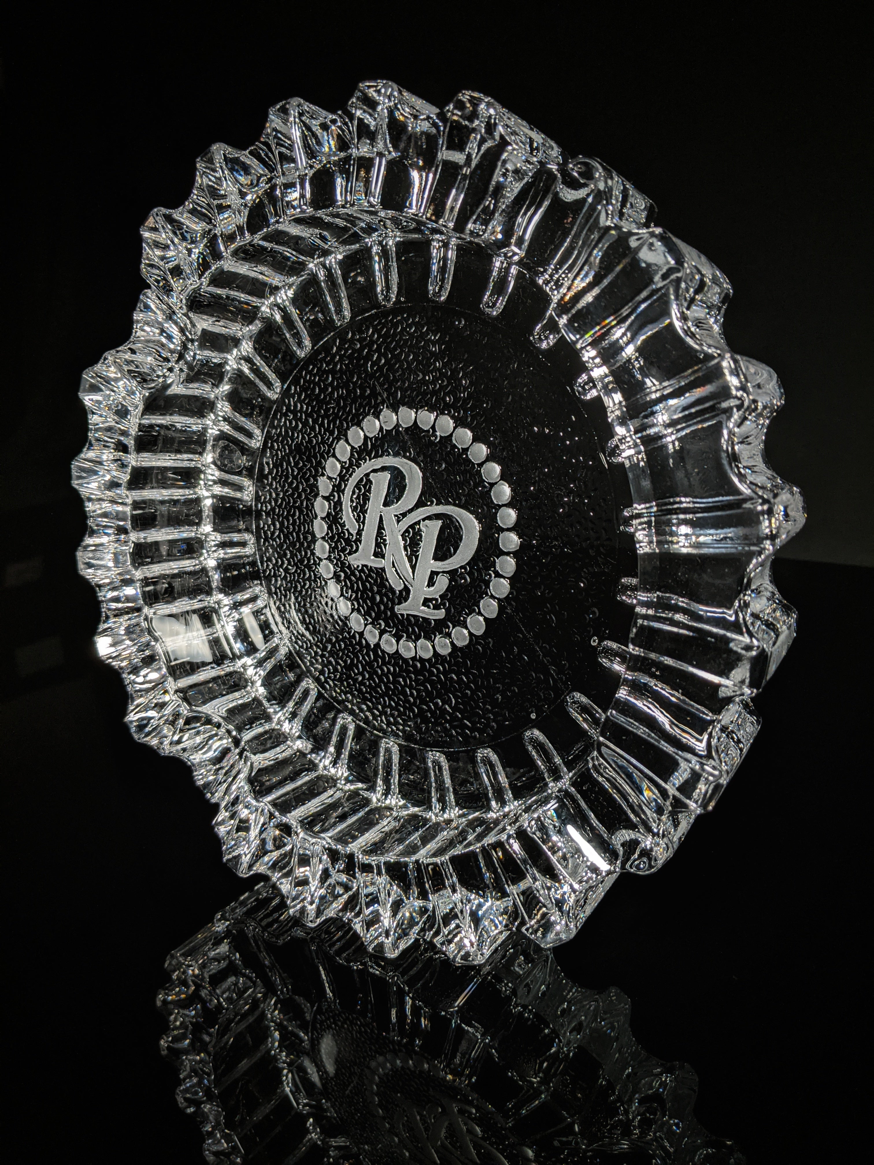 Rocky Patel Luminoso Smoke Heavy Duty Glass Ashtray