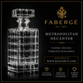 Fabergé Metropolitan Clear Crystal Decanter