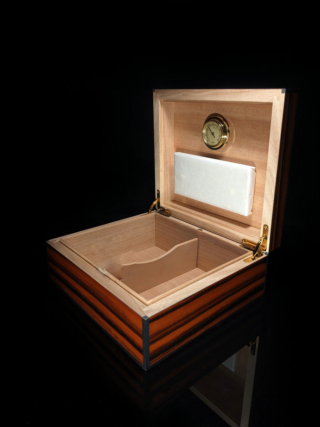 Elie Bleu Macassar Ebony Humidor 50 count