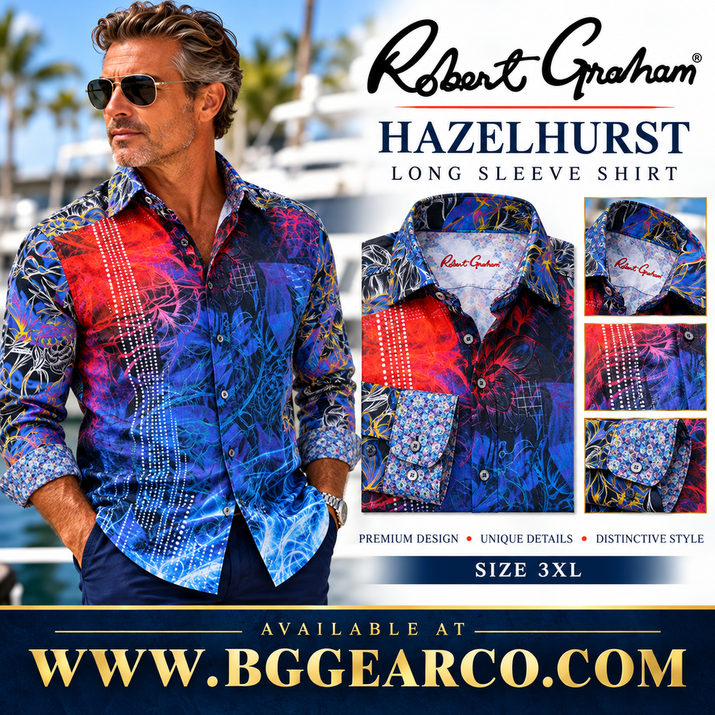 Robert Graham Hazelhurst long sleeve shirt size 3XL NWTS