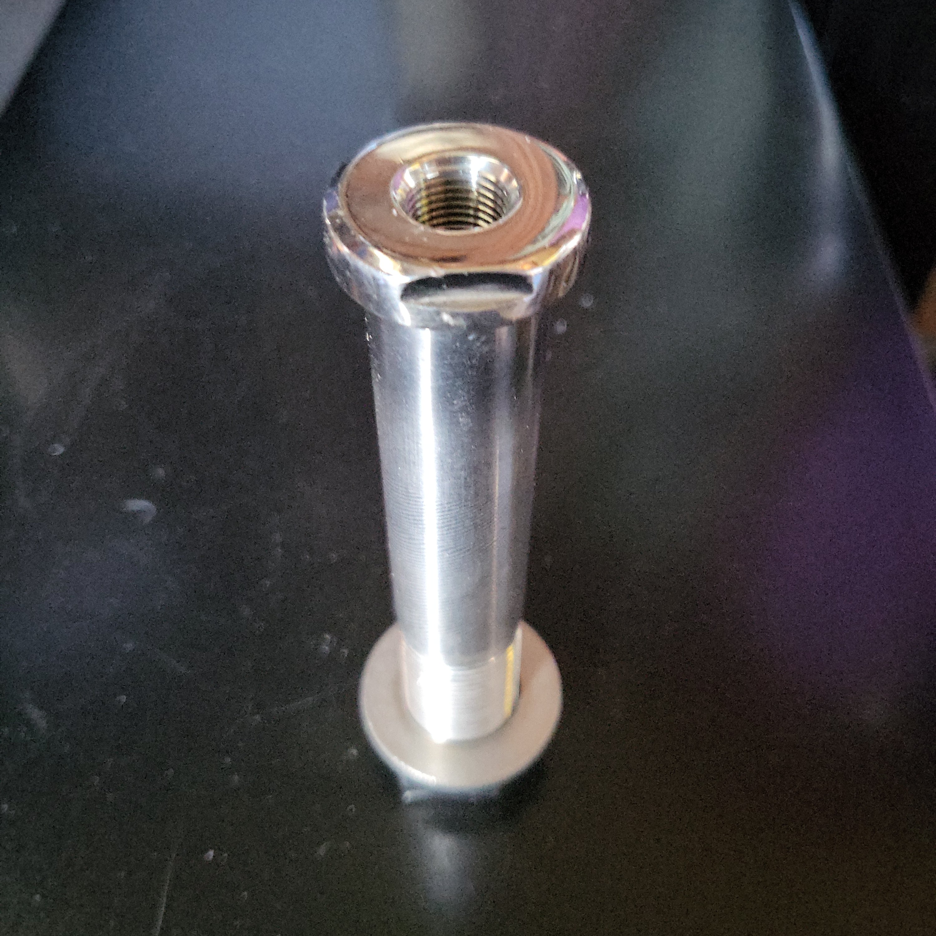 Stainless Steel Thru Hull ftg 1/8" NPT by 4 1/4"