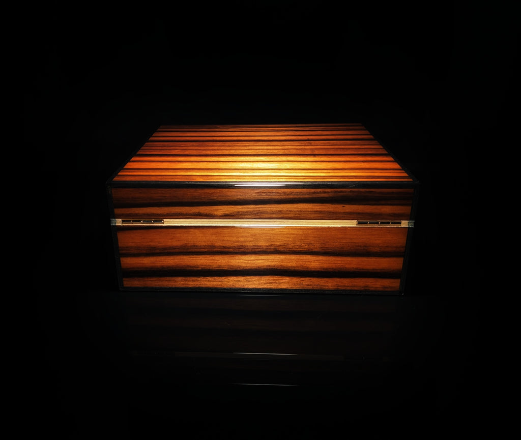 Elie Bleu Macassar Ebony Humidor 50 count