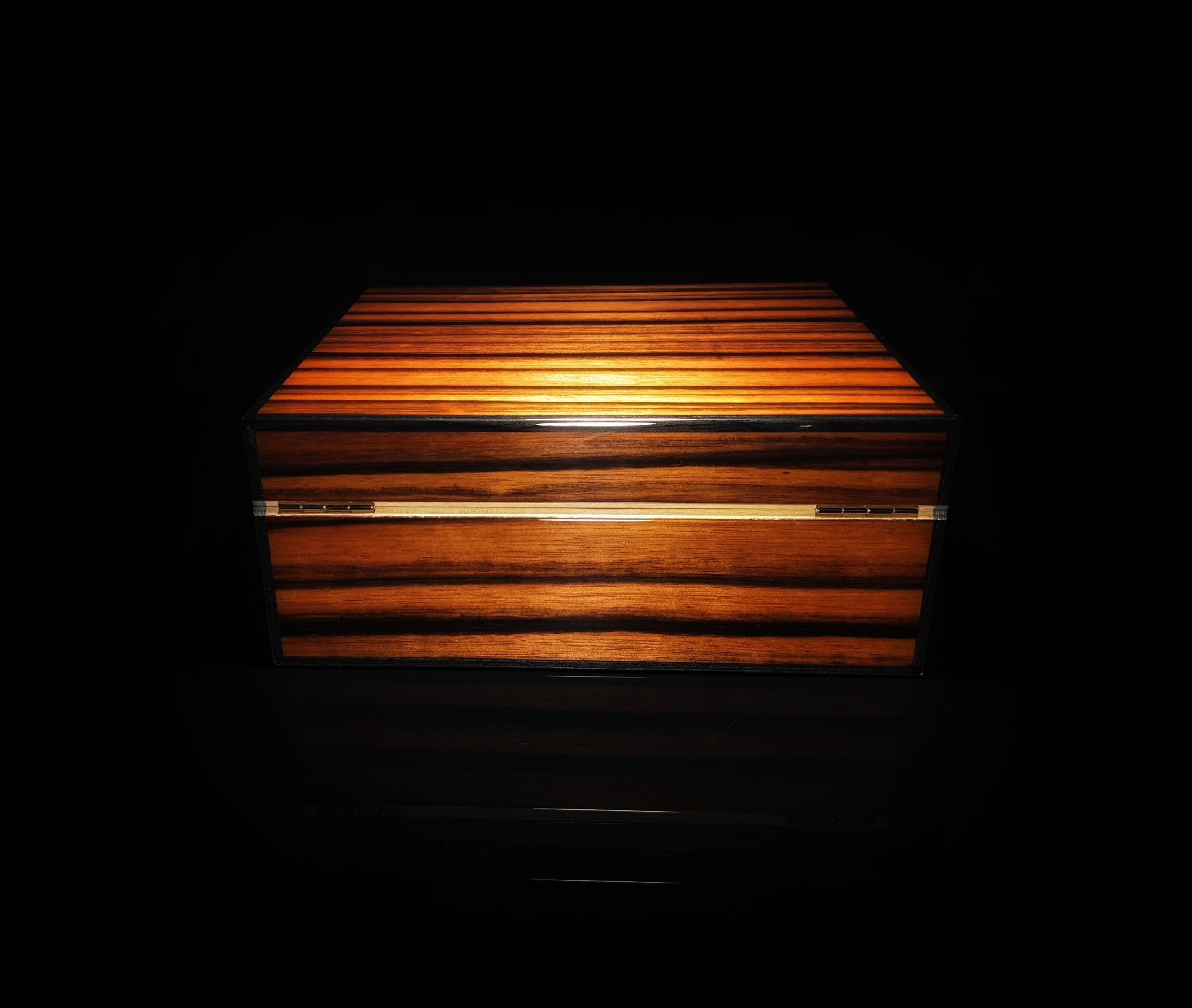 Elie Bleu Macassar Ebony Humidor 50 count