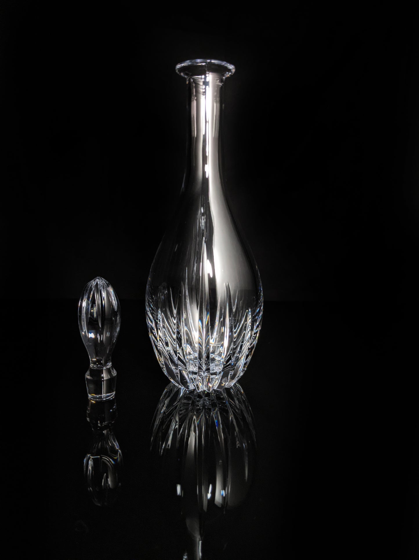Faberge Clear Crystal Decanter NIB