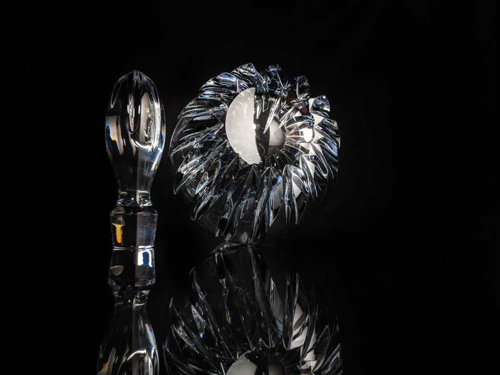 Faberge Clear Crystal Decanter NIB