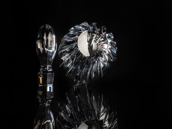 Faberge Clear Crystal Decanter NIB