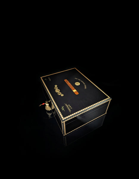 Elie Bleu Medals Black Sycamore humidor 200 count NIB