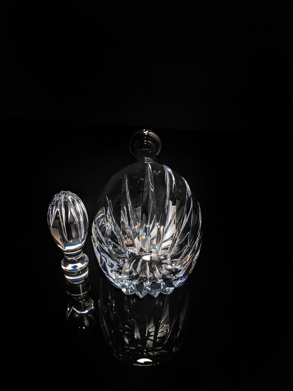 Faberge Clear Crystal Decanter NIB