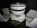 Viaje 15th Anniversary Silver Cigar Ceramic Jar Humidor NIB