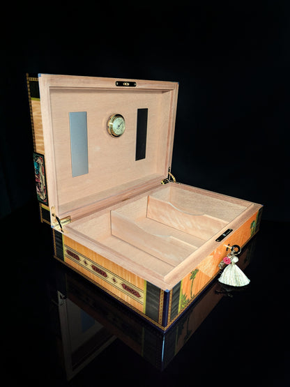 Elie Bleu Alba Orange  Humidor 110 count NIB