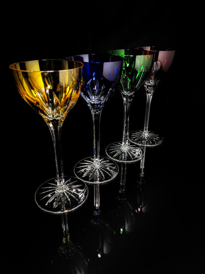 Faberge Regency Crystal Goblet Glasses