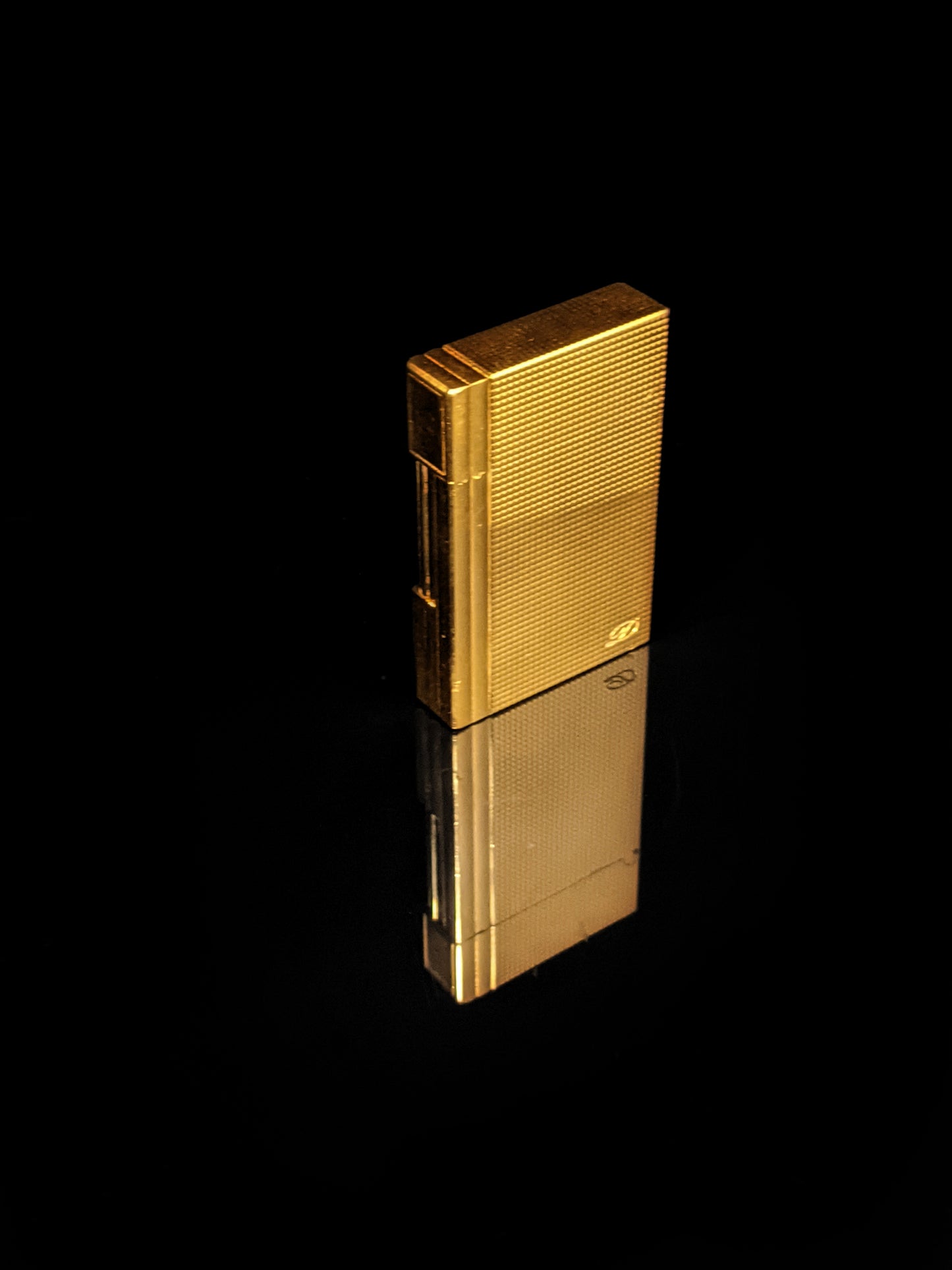 S.T. Dupont  Gold Plated Gatsby Pocket  Lighter