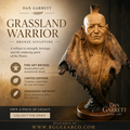 Dan Garrett "Grasslands Warrior" Bronze Sculpture