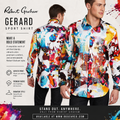 Robert Graham Gerard Long Sleeve Shirt Size XXL