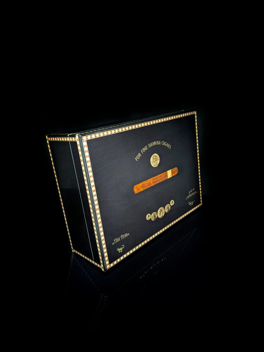 Elie Bleu Medals Black Sycamore humidor 200 count NIB