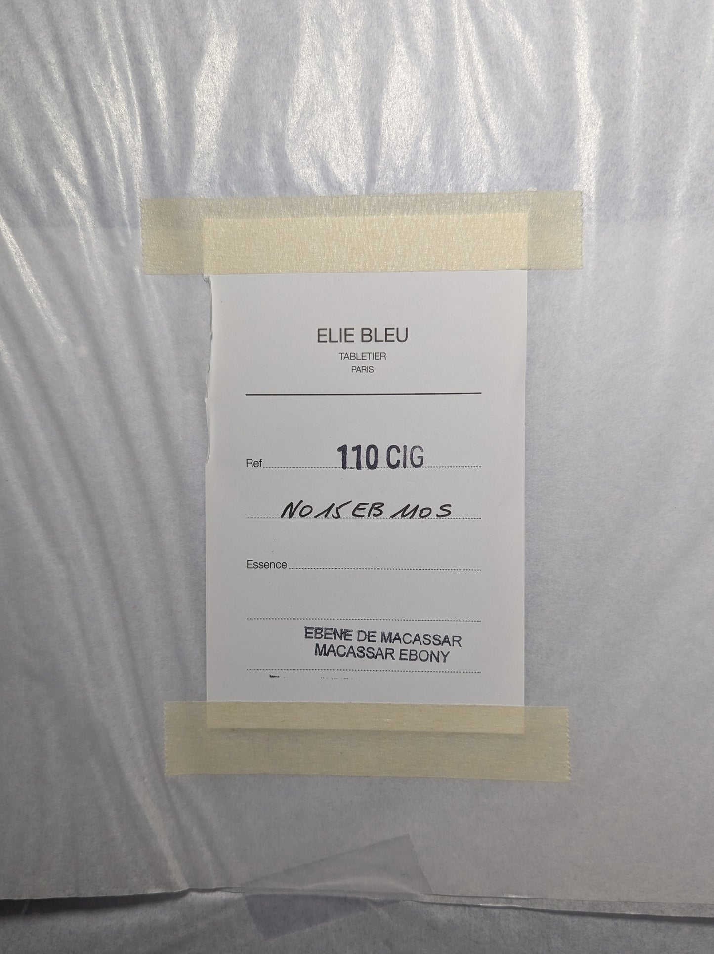 Elie Bleu Macassar Ebony Humidor 110 ct NIB