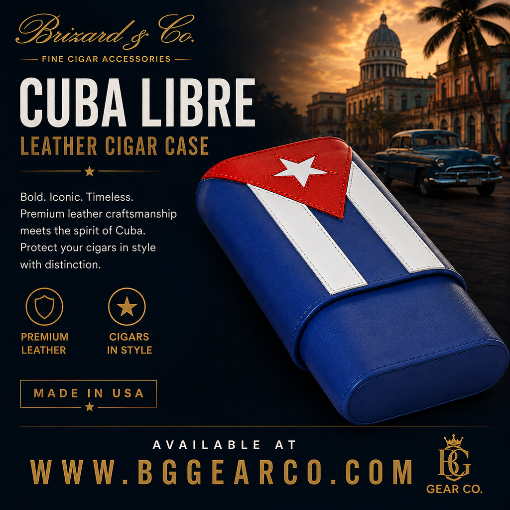 Brizard and Co. Cuba Libre Showband Leather Case  — New in Box