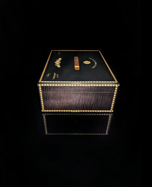 Elie Bleu Medals Black Sycamore humidor 200 count NIB