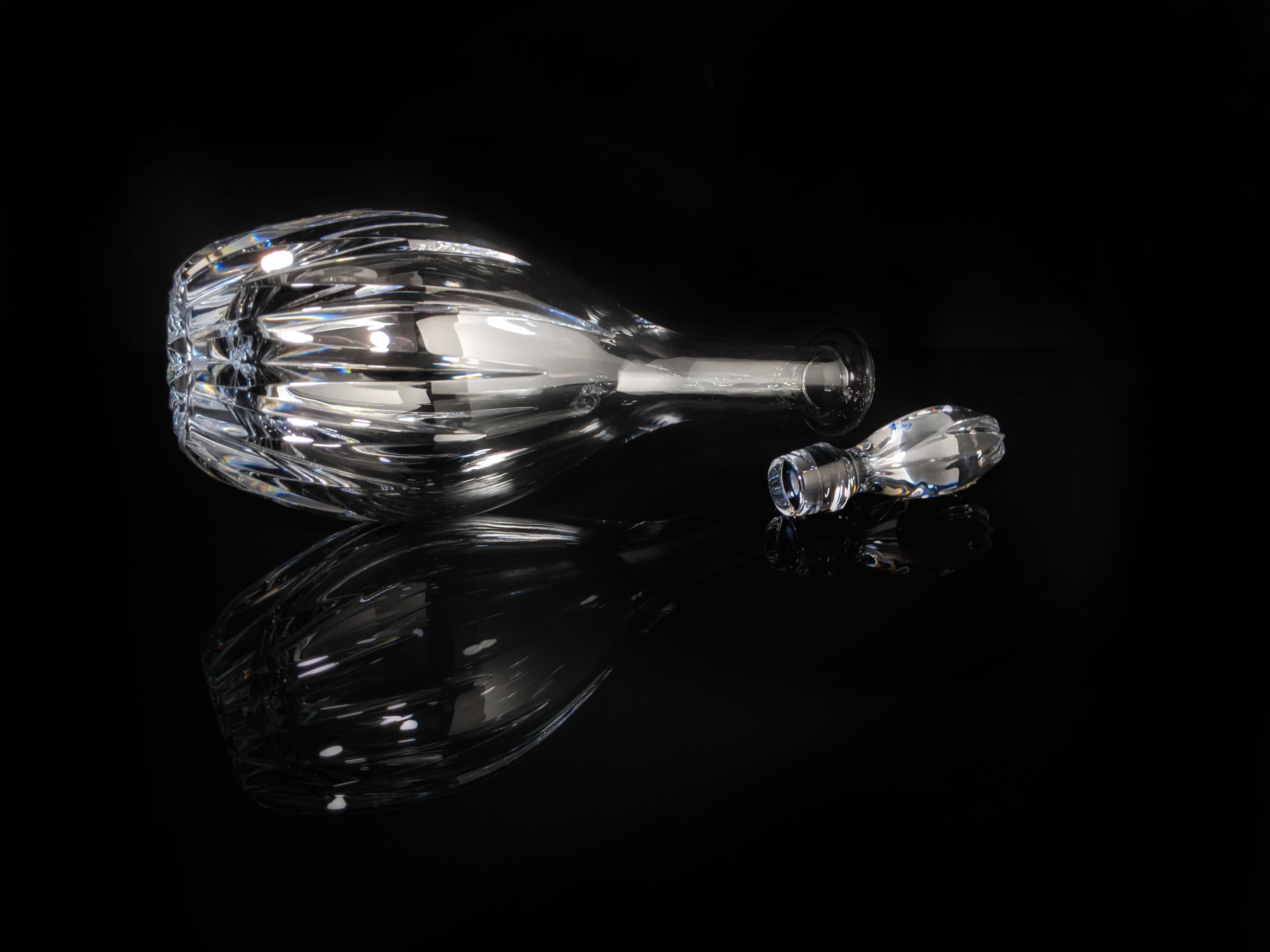 Faberge Clear Crystal Decanter NIB