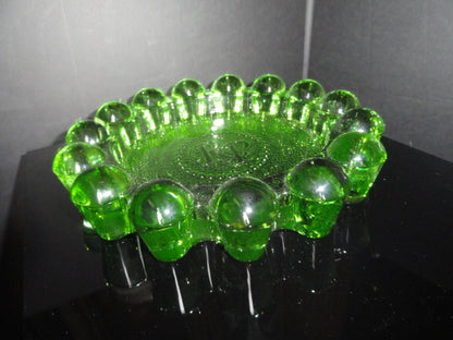 Rocky Patel Luminoso Green Glass Heavy Cigar Ashtray Measures 10" Diameter NIB (Copy)