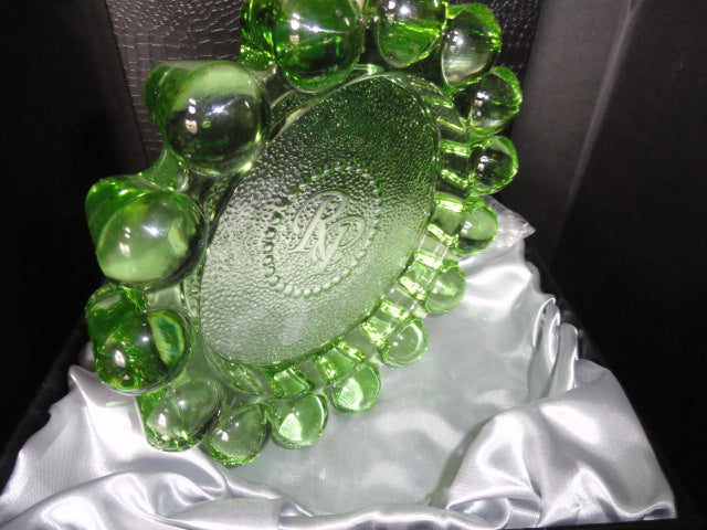 Rocky Patel Luminoso Green Glass Heavy Cigar Ashtray Measures 10" Diameter NIB (Copy)