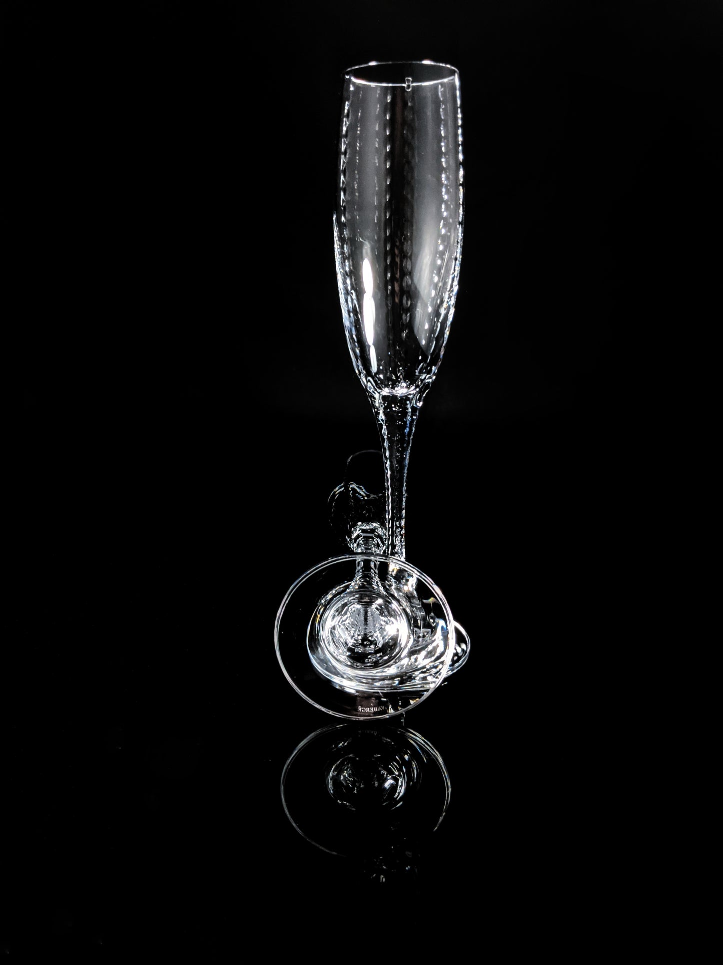 Faberge Bristol Clear Crystal  Flutes
