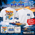 Marine Machine Offshore Racing Power Boating Beefy-T Shirt