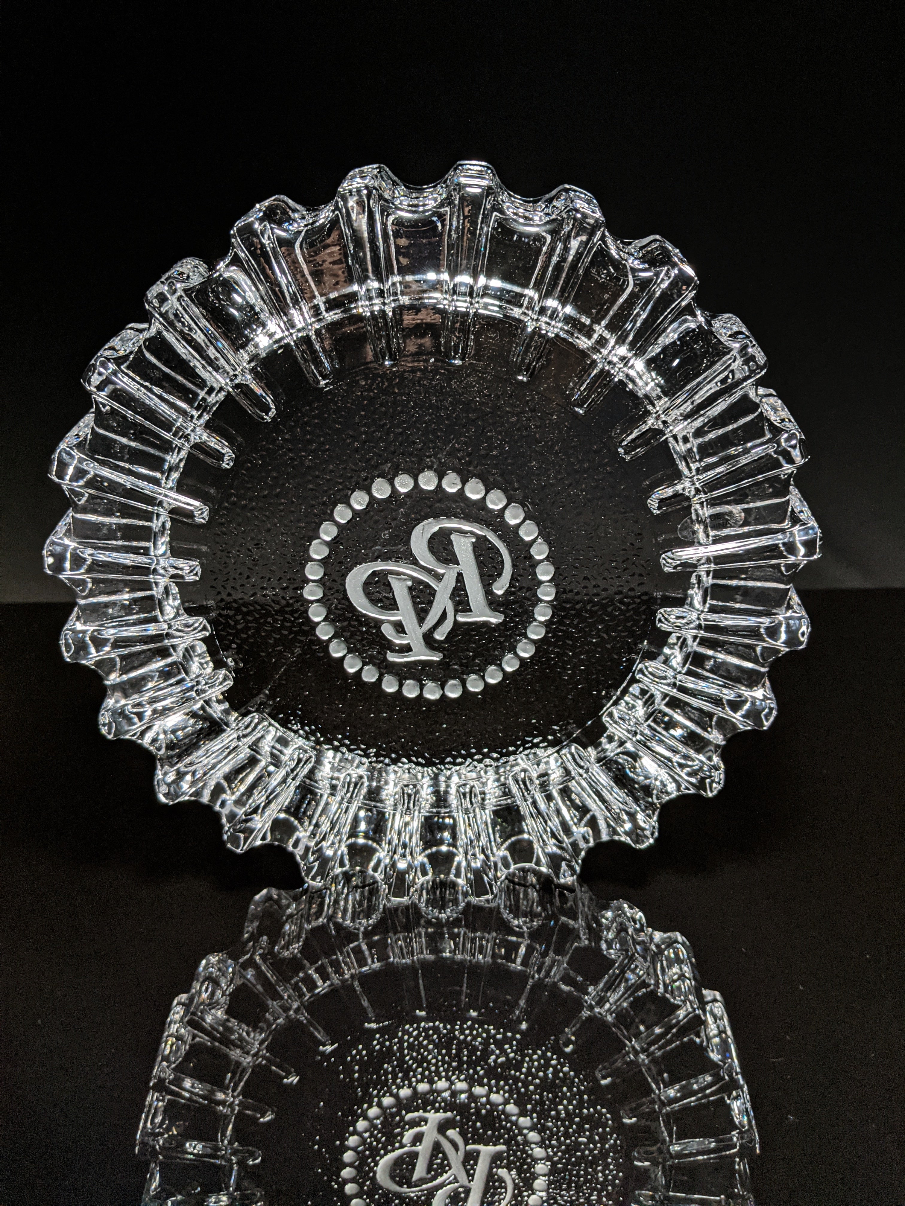 Rocky Patel Luminoso Smoke Heavy Duty Glass Ashtray