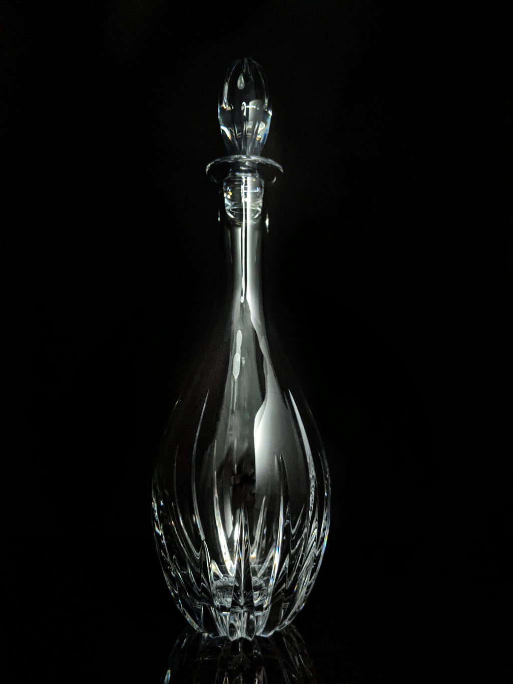 Faberge Clear Crystal Decanter NIB