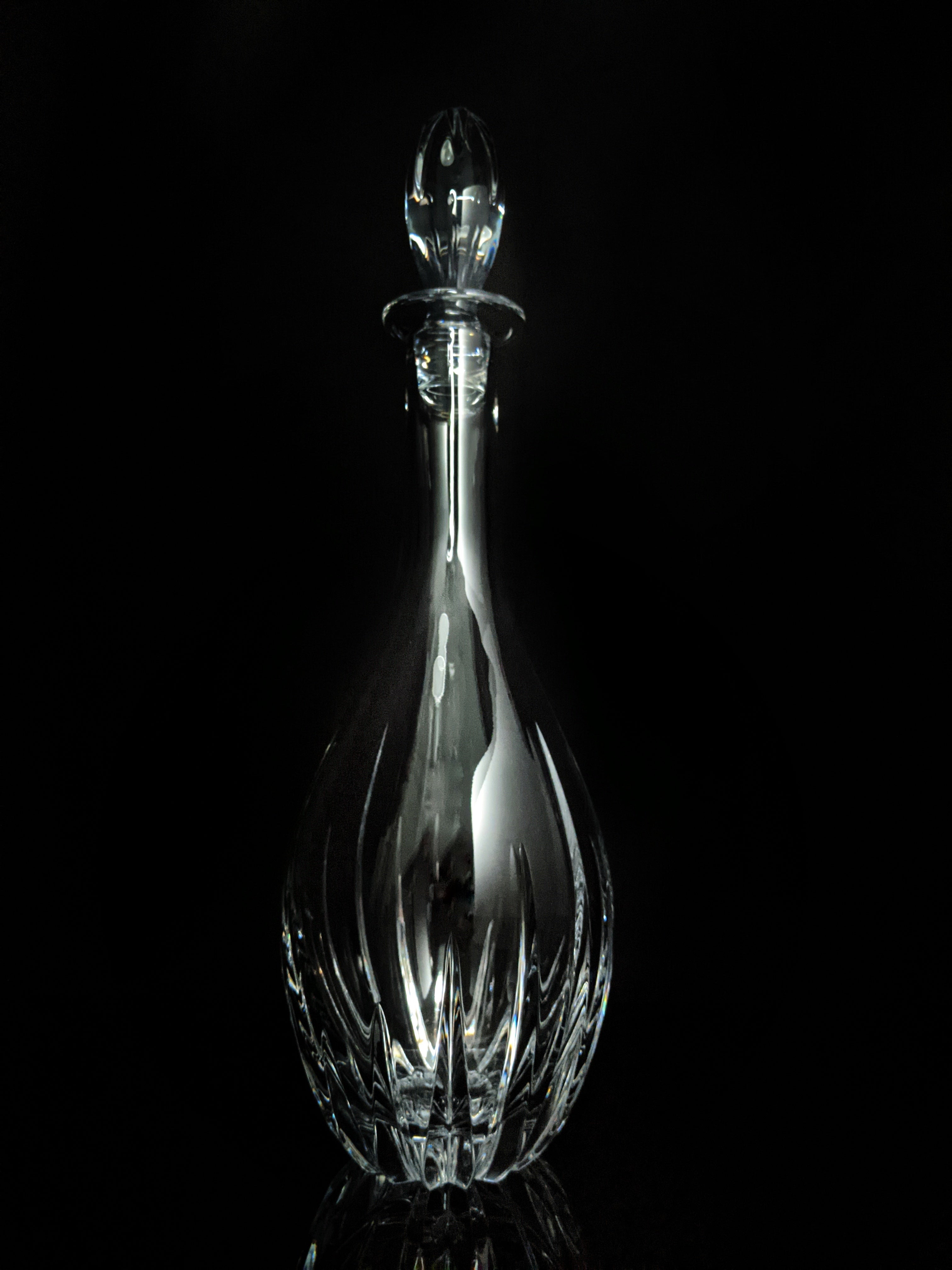Faberge Clear Crystal Decanter NIB