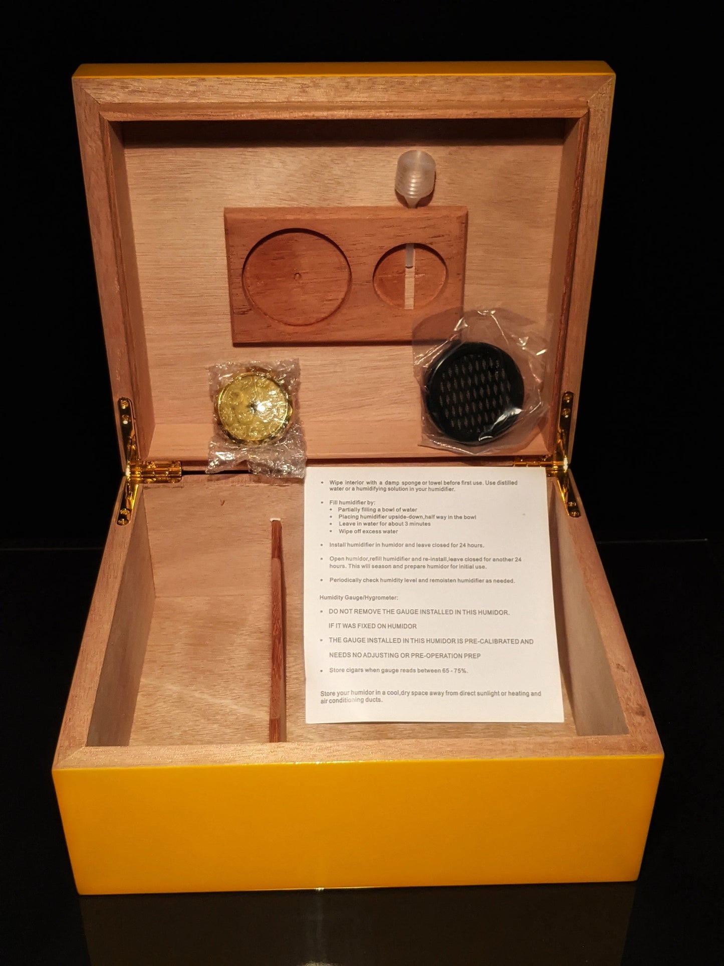 Wood Humidor 25-50 count
