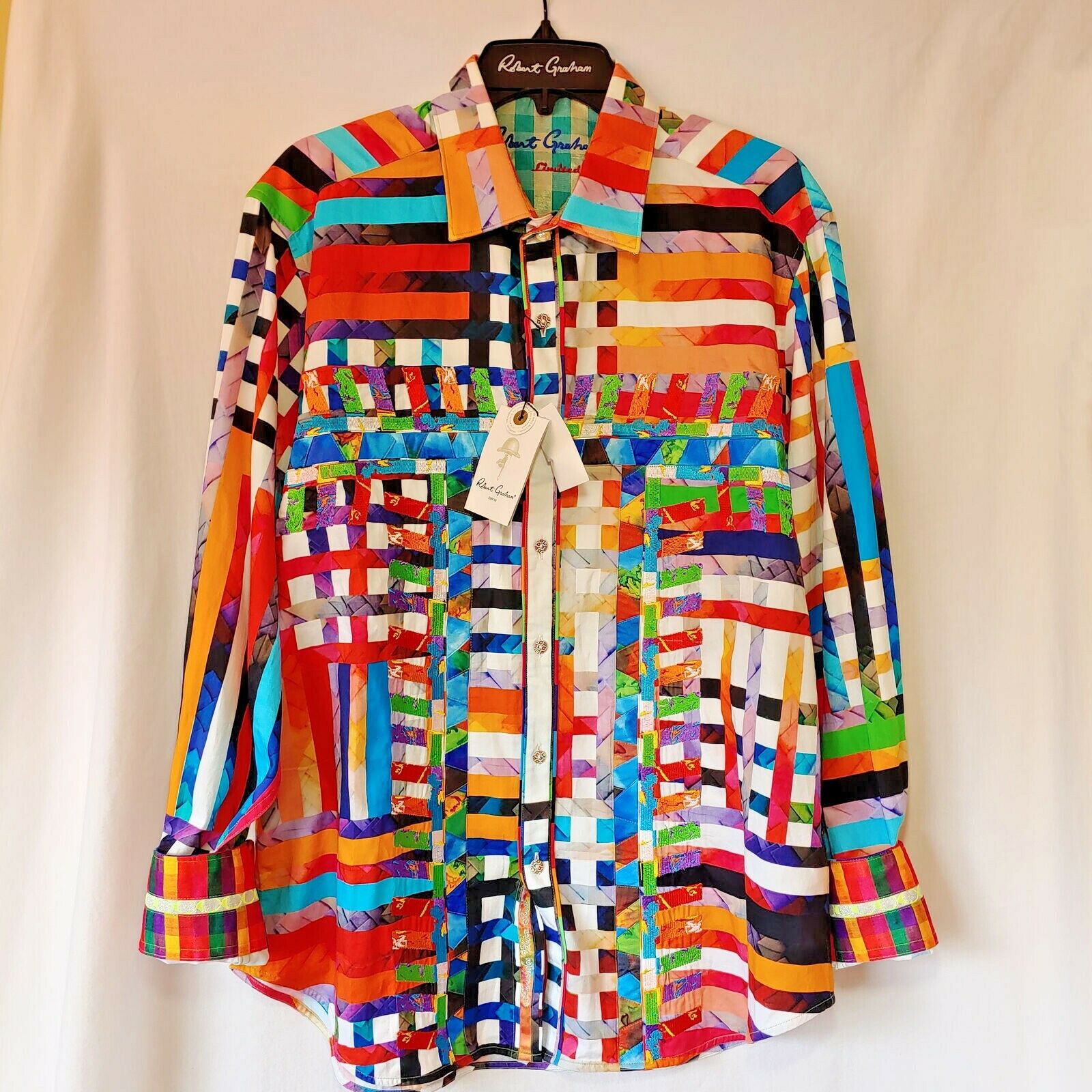 Robert Graham - Valley of the Kings - Men's  Button Down Classic Fit Size Medium
