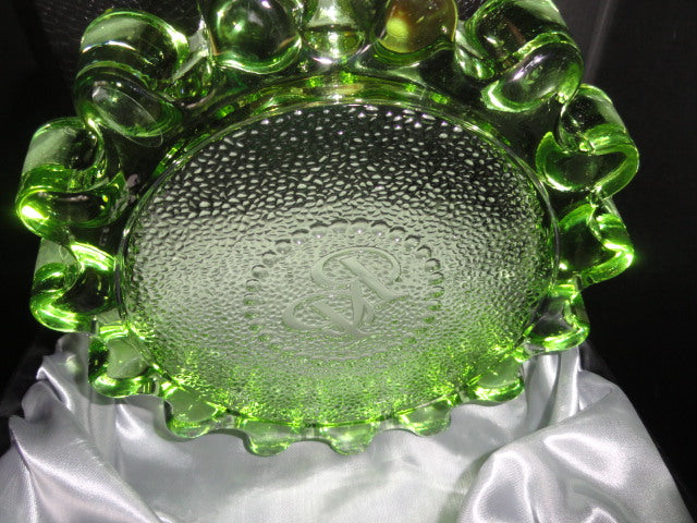 Rocky Patel Luminoso Green Glass Heavy Cigar Ashtray Measures 10" Diameter NIB (Copy)