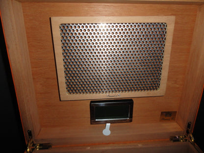 Brizard and Co Racing Orange Leather Humidor 60 / 70 ct NIB