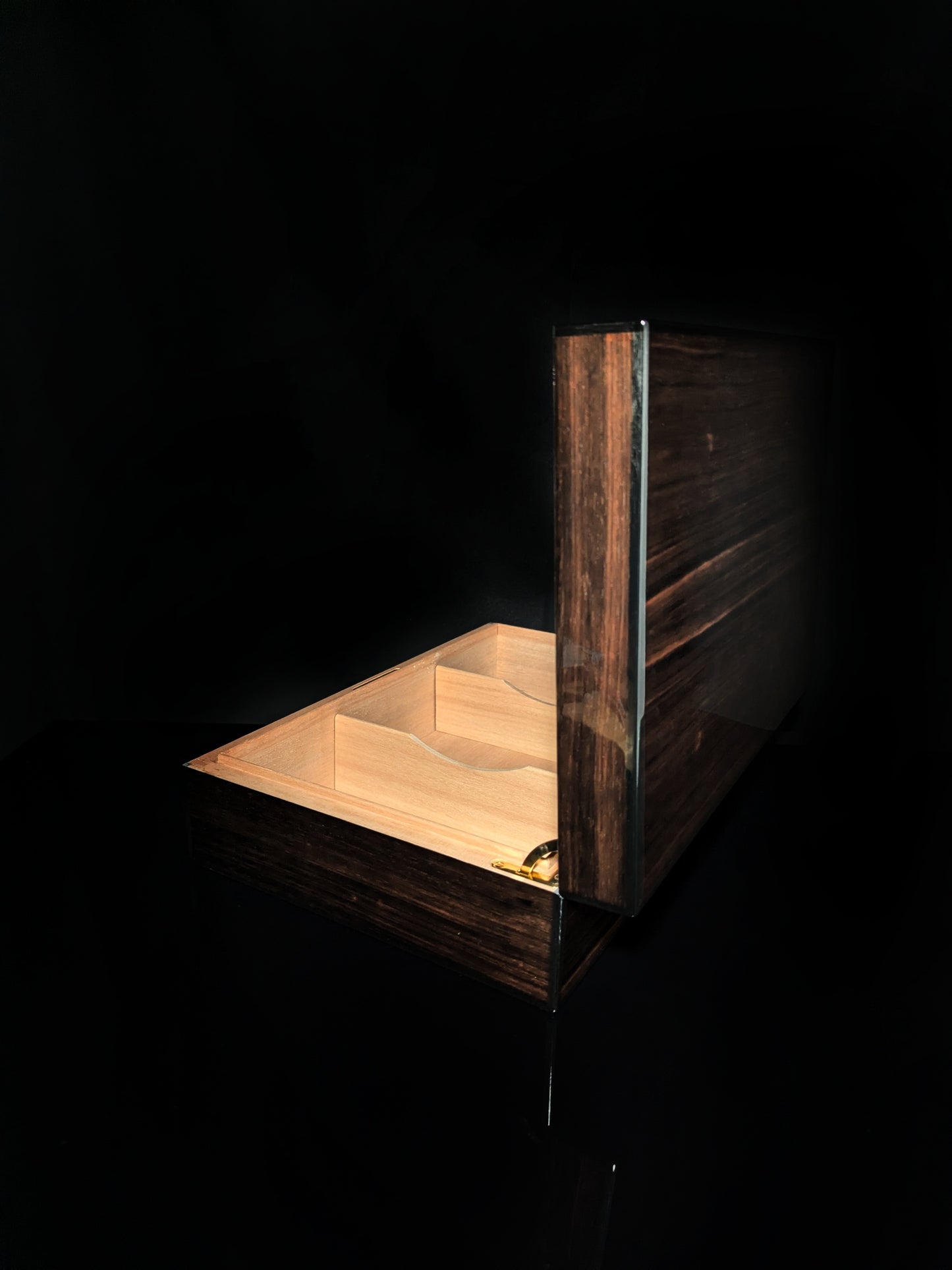 Elie Bleu Macassar Ebony Humidor 110 ct NIB